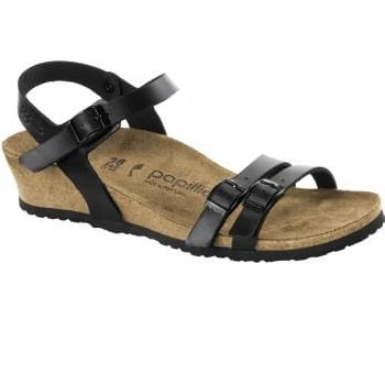Papillio Birkenstock Lana Leather - Black(1013159) *Discontinued*