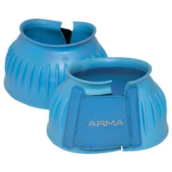 Shires Arma Rubber Bell Boots - Blue