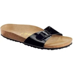 Birkenstock Madrid Black Patent Birko-Flor (040303)