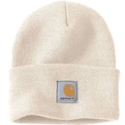 Carhartt Acrylic Knit Cuffed Beanie - Winter White