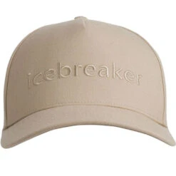 Icebreaker Unisex Icebreaker Logo Hat - British Tan