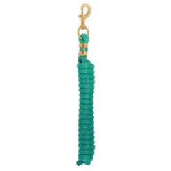 Weaver Poly Lead Rope With Solid Brass Snap - Emerald