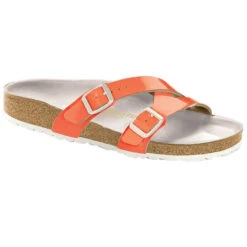 Birkenstock Yao Bf Patent Orange Hex *Discontinued*