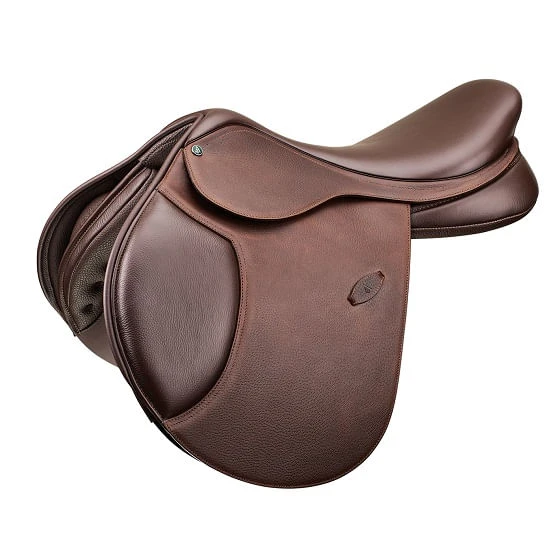 GENERIC Arena Jump Close Contact Saddle - Brown