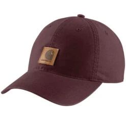 Carhartt Canvas Cap- Deep Wine