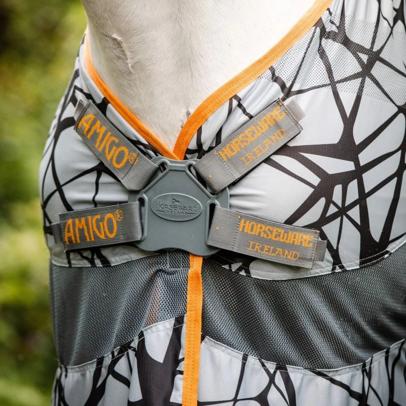 Amigo CamoFly Fly Sheet - Grey/Orange - Image 2