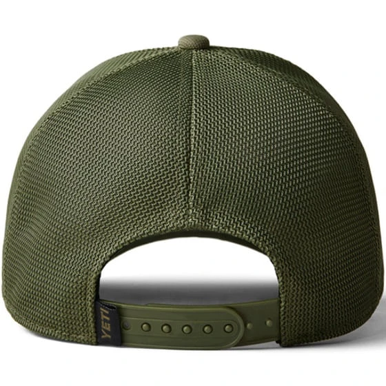 Yeti Patch Trucker Cap - Olive On Olive - Image 2