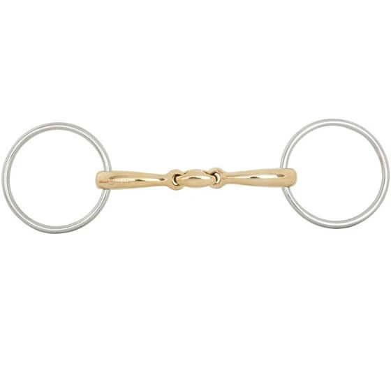 Br Double Jointed Loose Ring Snaffle
