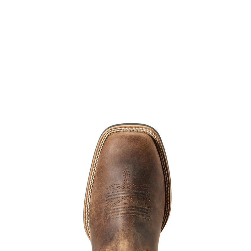 Ariat Men's Sport Wide Square Toe Western Boot - Distressed Brown - Image 3
