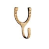 Burlingham Sports Single Hook - Brass