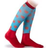 Shires Aubrion Kids' Hyde Park Cross Country Socks - Strawberry