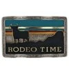 Montana Silversmiths Montana Sivlersmiths Rodeo Time Southwestern Attitude Belt Buckle (A919DB)