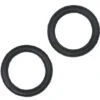 Peacock Replacement Rings Pair - Black