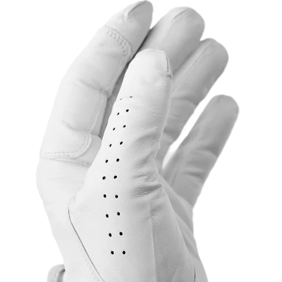 Hestra Equestrian Leather Direct - White - Image 3